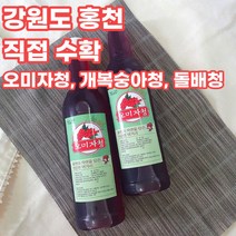 강원도 홍천 개복숭아엑기스 오미자액기스 돌배효소 750ml, 오미자엑기스_750ml