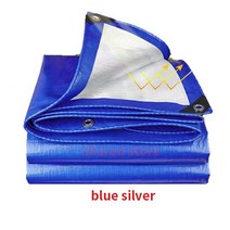 타프폴대 텐트 캠핑 폴대 카본 0.32m 방수 pe 타포린 정원 타포린 식물 보트 자동차 카고 천막 그늘 천 애완 동물 지붕 커버 블루 블랙 실버 천막, 블루 실버, 2x4m