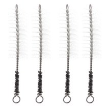 Bighead 잉어 낚시 그룹 태클 매달려 미끼 헤어 브러시 낚시 도구 후크, 은빛, 스테인레스 스틸