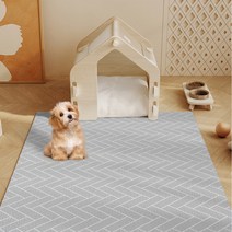 펫이랑 강아지 에견 미끄럼방지 매트 두께 8mm 고양이 카페트 논슬립 층간소음 거실 복도 베란다, 5mm마블
