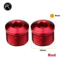 mtb 클릿 페달 레이싱 토클립 평페달 Pcycling 2pcs 커버 수리 부품 합금, 빨간색