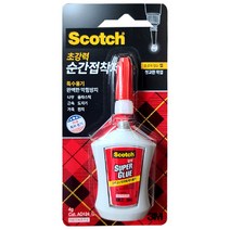 3M 강력 본드 순간 접착제 용량조절 젤형 AD124_G, 3M 순간접착제 용량조절 젤형 AD124_G, 단품