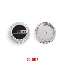 SSR 휠용 휠 센터 방진 로트당 4 68mm 휠캡 커버 스티커 자동차 너트 보호 야광세트 가드 허브, 7.COLOR 7