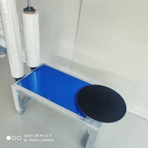 스테인레스 랩핑기 수동랩핑기 대형 다용도 롤 랩핑기수동 자동 스트레치필름 가게 과일, F