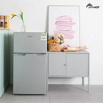 진우전자 2도어 냉장고 소형 미니 가정용 원룸 사무실 자취생 기숙사 호텔 모텔, JWBCD-95_수도권_기사설치