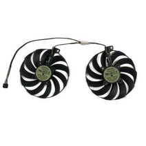 2 개대 T129215SU 4Pin 아수스 RX5600XT 5700 5700XT 듀얼 EVO OC 비디오 VGA 교체 FDC10U12S9-C PLD10010S12HH, 단일모델명/품번