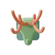 크리에이티브 7 후크 엘크 모양 주걱 세트 물 국자 팔찌 XHC88 에 대한 드릴링 스토리지 걸이 없음, 01 Blue Yellow