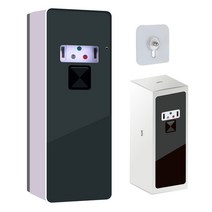 에어플로 프리미엄 방향제 자동분사기 (베이직 블랙), 복숭아 4캔 (1000원 할인), 4개