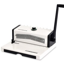 [현대오피스]WS-3020 3:1와이어제본기/ 천공마진조절 가능/용지규격레버/원형천공, 와이어 9.5mm흰색/레자크 혼합