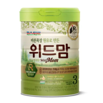 위드맘 무항생제 원유 분유 3단계, 750g, 4캔