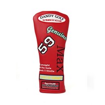 댄디골프 맥스 드라이버커버 우드커버 유틸리티커버, 우드, 레드