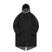 [매장정품] COVERNAT 커버낫 남성 리버시블(양면) 퀼팅 M-51 피쉬테일 파카 블랙 CO2203JK35BK