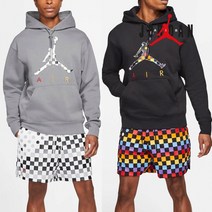 나이키 에어 조던 점프맨 힙스터 남성 후드 블랙