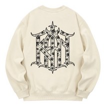 KAN6312 KMC0079 칸오브 기모 맨투맨 - 크림