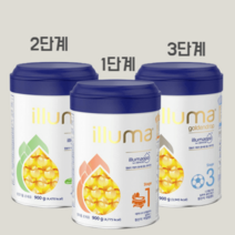 일루마 골든드롭 프리미엄분유 강남분유 1~3단계 분유/유아식 900g X1통, 2단계 분유 X 1통