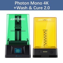 3d프린터 FDM SLS Anycubic 광자 모노 4k lcd uv 수지 3d 프린터 고속 3d 인쇄 6.23 4k 흑백 화면 13280165mm 인쇄 크기, 1-워시 2.0 추가, ADD Wash 2.0