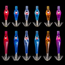 프로그레 35mm 마츠리 베이비 슷테 화살촉오징어 호래기 채비, 50mm, 오렌지사와