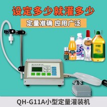 액상 정량 주입기 수치 제어 자동 소분 충진기 액체 소분기 정량기 약품 즙 한약 음료수 중탕 포장 QH-G11A, 싱글헤드충전기
