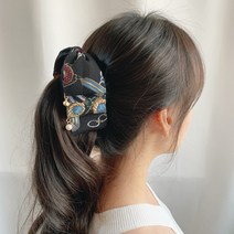 보석 스카프 바나나핀 헤어핀