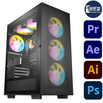4K 영상편집 컴퓨터 유튜브 동영상 에펙 프리미어 프로 PC, FREEDOS, 기본형, 영상편집용05