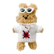 위트렌드 정품 모루인형 모루 실 털인형 키링 부자재 철사 키트 눈 코 재료 만들기 꾸미기, 모루인형C, 1개