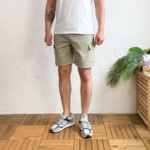 피그먼트 밴딩 카고 반바지 3컬러