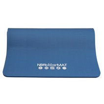 스토움 NBR 광폭 요가 운동 매트 블루
