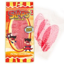 접어먹는 사탕 딸기 30g (10g X 3개) 슬랩스 캔디, 5개