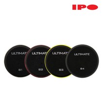 IPO 얼티메이트 DA(듀얼) 스폰지패드 S1 S2 S3 S4 5인치/6인치, 801S4(검은색 - 마무리), 5인치