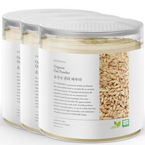 닥터비옴 유기농 100% 귀리 가루, 100g, 3개