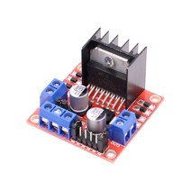 1PCS 스마트 카 로봇 듀얼 H 브리지 DC 스테퍼 모터 드라이브 컨트롤러 보드 모듈 L298N, 한개옵션0