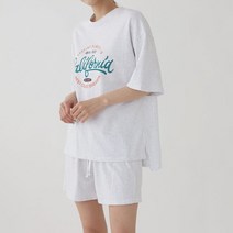 코지 여자 여름 기본 나들이 계곡 캘리포니아 상하의 세트