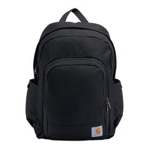 Carhartt Essentials 여행 직장 및 학교용 17인치 노트북 슬리브가 있는 백팩 블랙.