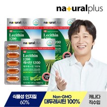 내츄럴플러스 레시틴 1200 3박스(6개월분) / 콜레스테롤 개선, 단품, 단품