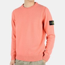 디몬트 22 F/W 스톤 남성 와펜 패치 크루넥 니트(피치) 7715508A3 V0083