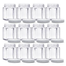 MIRKOREA PP캡 W 잼병 육각병150 SH150, 120ml, 24개