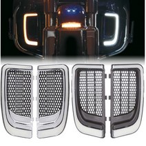 할리데이비슨 투어링 로워페어링 LED 튜닝 파츠 2014-2021, 실버