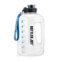 단백질쉐이커 2리터 물통 스포츠 워터 휴대용 대용량, 오렌지 650ml