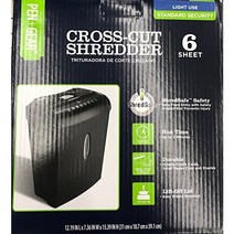 Paper shredder 6 sheet, 1