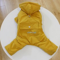 강아지옷 애견패딩 강아지조끼 패딩 아우터 패딩하네스 강아지겨울옷 방수 외출복 올인원 중형견 조끼 애견 강아지노스페이스, XXL(가슴둘레55cm길이40), C