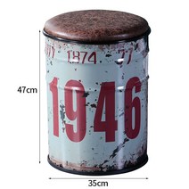 등받이깡통의자 고깃집 고기집 포차 카페 드럼통 의자, S. 정장 - 1946