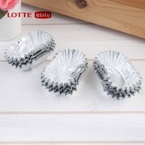 라이프랩 다용도 머핀 타르트 오븐용 타원형 베이킹컵 은박+유산지 90P