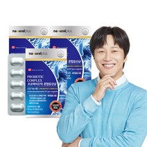 내츄럴플러스 차태현 100억 프로바이오틱스 혼합유산균 60캡슐(2개월분), 3개