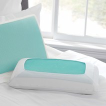 씰리 Sealy Essentials 메모리 폼 젤 쿨링 베개 화이트 스탠다드.. 정품보장, 단일