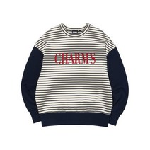 참스 20FW STRIPE LOGO SWEATSHIRTS IV