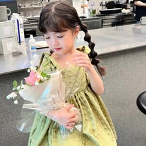 PigPug 여자 어린이 민소매 여름 멜빵 나시 공주 치마