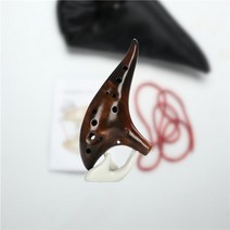 청오카리나 세라믹 오카리나 C 톤 클래식 플루트 악기 12 홀 보호 가방 끈 선물, [10] OE-Protective bag, 10 OE-Protective bag