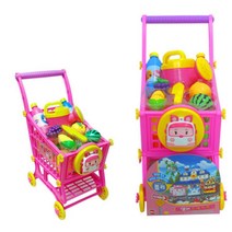 로보카 폴리 엠버 쇼핑카트 시장놀이 장난감 소꿉놀이