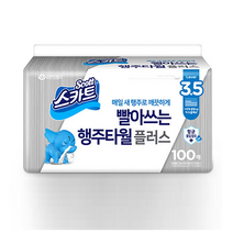 스카트 빨아쓰는 행주타월 플러스, 100매, 3개