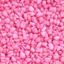 칼라자갈 화분 정원 꾸미기 인테리어 수경 자갈돌, 컬러자갈 분홍